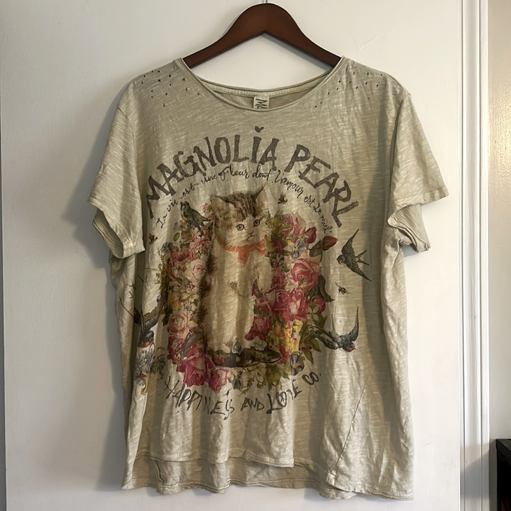 NWT Magnolia Pearl Boyfriend Tee